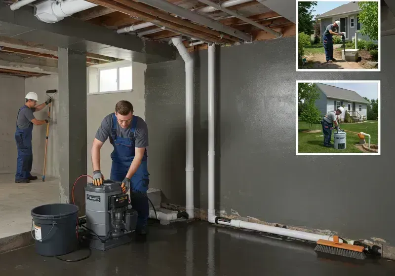 Basement Waterproofing and Flood Prevention process in Bessemer, MI